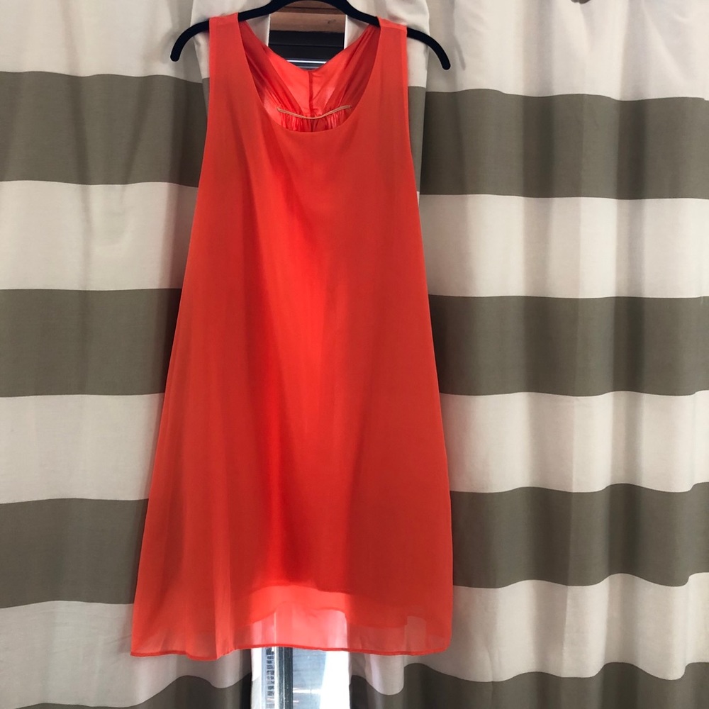 Salmon Pink Mid Dress